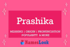 prashika meaning origin