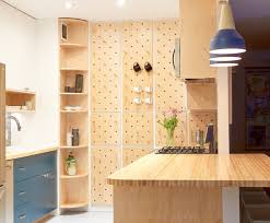 Space Saving Pegboard Boosts A Kitchen