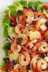 Grill shrimp for 2 minutes per side, until pink and fully cooked. Spicy Lemon Shrimp Salad Recipe Girl