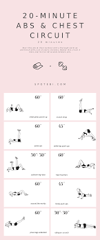 20 minute abs chest circuit