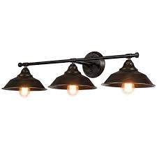Modern Industrial 3 Light Bathroom Wall Sconce Fixture Vanity Wall Lamp Decor Qf For Sale Online