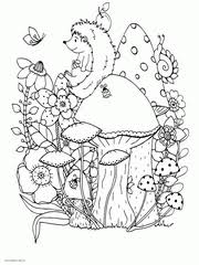 Psychedelic drawing to coloring pages psychedelic tattoos mushroom. Cute Animal Colouring Pages A Fox Coloring Pages Printable Com