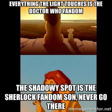 everything the light touches is the Doctor Who Fandom the shadowy ... via Relatably.com