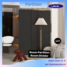 Black Room Partition Room Divider