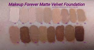 makeup forever mat velvet foundation