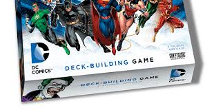 dc comics deck building game board