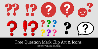 free question mark clipart icons