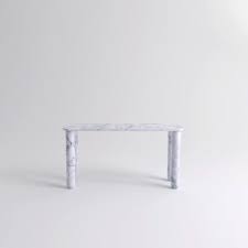 Small White Marble Sunday Dining Table