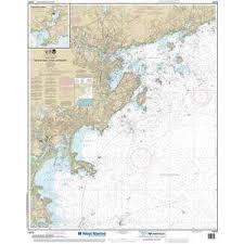 Maptech Noaa Recreational Waterproof Chart Salem And Lynn Harbors Manchester Harbor 13275
