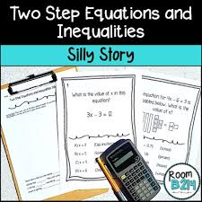 Two Step Equations And Inequalities