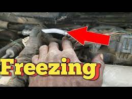 freezing car ac liquid line solved part