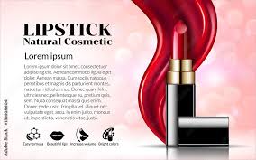 glamorous fashion lipstick ads elegant