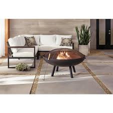Dia Round Steel Wood Burning Fire Pit