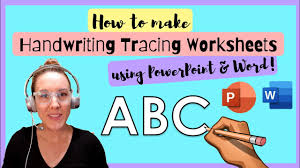 easy handwriting tracing worksheets