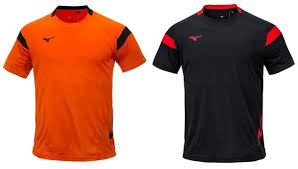 Details About Mizuno Men Game S S T Shirts Jersey Training Black Orange Top Shirt P2ma8k0109