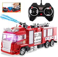 Check spelling or type a new query. Amazon Com Liberty Imports Rc Rescue Fire Engine Toy Truck Radio Control Rc Fire Truck With Working Water Pump Shoots And Squirts Water Toys Games