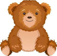 brown teddy bear vector art icons and