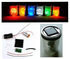 Diy Solar Led Jar Light Kit White Item 3153994 Scientificsonline Com Jar Lights Diy Solar Solar Led