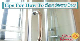 Tips Hints For How To Clean Shower Door