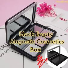 1pcs matte black empty magnetic