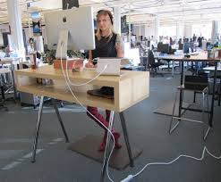 This diy standing desk is made of two kallax (formerly expedit) cubes, topped with a linnmon tabletop, and propped up with capita legs. 10 Ikea Standing Desk Hacks With Ergonomic Appeal Standing Desk Hack Diy Standing Desk Ikea Standing Desk