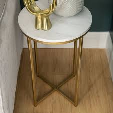 Alissa Side Tables Chrome And Glass