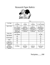 Research paper grading rubrics   Gathering data for research paper     SP ZOZ   ukowo