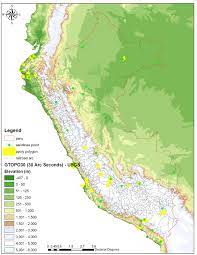 Calendarul și programa pentru bac 2017 la geografie; Peru Altitudine Harta HartÄƒ Din Peru Altitudine America De Sud America