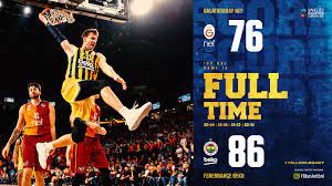Fenerbahçe Beko on Twitter: "Sinan Erdem'de maç bizim! 🟡🔵 Tebrikler Fenerbahçe  Beko! 👏 Maç Sonucu | Galatasaray NEF 🆚 Fenerbahçe Beko: 76-86 Skor  dağılımımız: Melih 22, De Colo 19, Vesely 14, Pierre