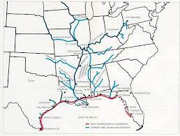 Image Result For Gulf Intracoastal Waterway Map Route Map