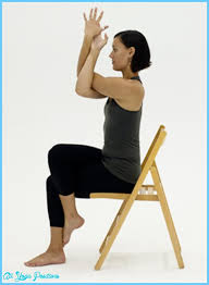 yoga chaise chair positions