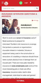 Maybe you would like to learn more about one of these? Insurance Interview Questions 20 Guides Examples