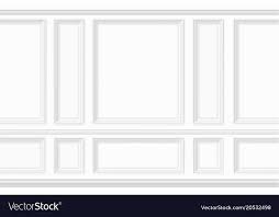 Moulding White Wall Panel Royalty Free