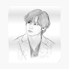 I hope you loved it :heart: Bts Sketch Posters Redbubble