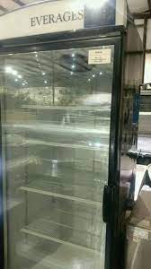 Used Metal Frio Glass Door Refrigerator