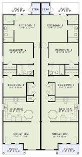narrow lot duplex plan multi unit