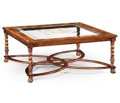 Square Oyster Eglomise Coffee Table