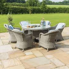 Maze Rattan Oxford Garden 6 Seater