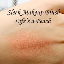 sleek makeup blush in life s a peach