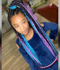 You can choose to braid using natural hair or use extensions. Areeisboujee Kids Hairstyles Girls Braids For Black Hair African Braids Hairstyles