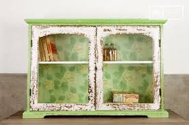 Boho Wall Cabinet Glass Fronted