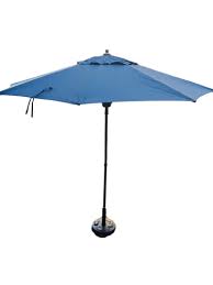 round blue garden outdoor umbrella