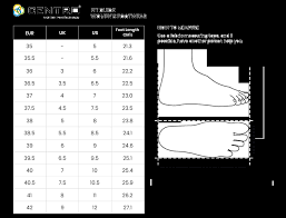 size guide centro shoes