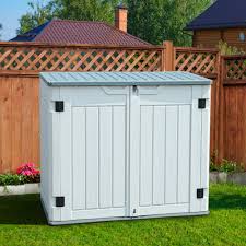 weather resistant resin tool shed