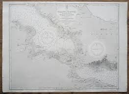 Details About 1846 47 Greece Talanta Channel Euripo Channel Vintage Admiralty Chart Map