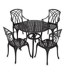 Patio Furniture Set With Round Table