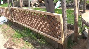 diy how to build a lattice panel for