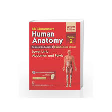 B D Chaurasias Human Anatomy Regional Applied Dissection And Clinical Volume 2 Lower Limb Abdomen And Pelvis With Cd Wall Chart By Chaurasia