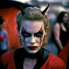 devil cosplay makeup 3d ilrated