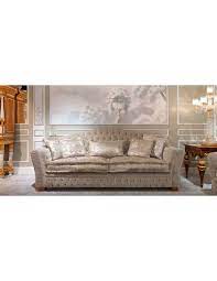 Luxurious Soft And Plush Golden Grey Sofa